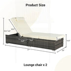 Outstanding Outdoor Chaise Lounge Chair Set for Relaxation and Leisure