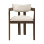 Christopher Knight Home Shankar Modern 5 Piece Round Dining Table Set with Rubberwood Upholstered Chairs