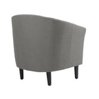 Modern Barrel Accent Chairs Cozy Armchair Club Chair