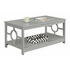 Ring Coffee Table with Shelf