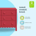 Scallop 6-Drawer Dresser