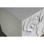 Modern White High Gloss Buffet with Soft-Close Doors