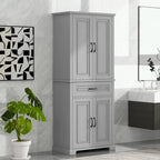 Bathroom Storage Cabinet with Doors and Drawer
