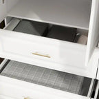93.9H/74.2H Armoires Wardrobe Closet Cabinet Hanging Drawers Storage
