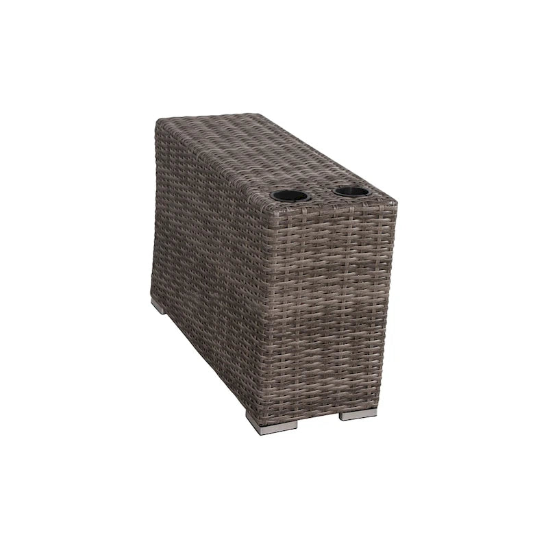 LSI Antibes Grey Wicker/Aluminium 12-piece Conversation Set