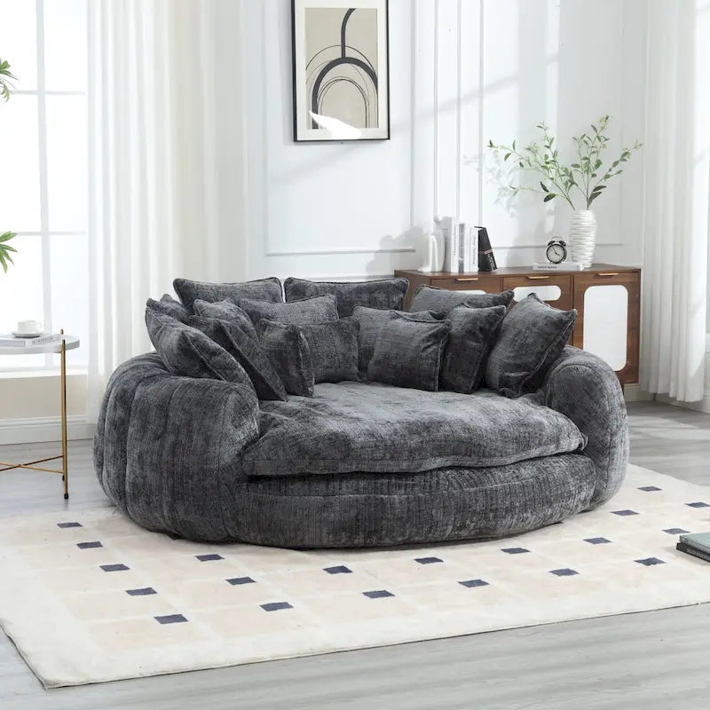 Comfortable Double Loaf Sofa Bed, Oversized Sofa Bed with Armrests