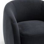 Modern Swivel Barrel Accent Chair