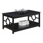 Ring Coffee Table with Shelf