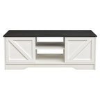47 Rustic Farmhouse Coffee Table with Storage & Sliding Doors