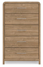 Brown Five Drawer Chest