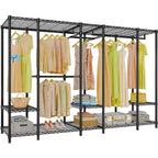 Extra Large Portable Closet Rack Heavy Duty Clothes Rack Max Load 1300 lbs