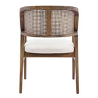 Christopher Knight Home Bennett Mid-Century Modern Wood 5-Piece Extendable Dining Set with Table and 4 Upholstered Cane Back Chairs