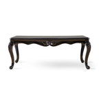Clarissa Traditional Solid Wood Coffee Table with Carved Legs