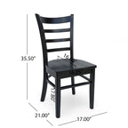 Prestage Rubberwood Dining Chairs (Set of 6) by Christopher Knight Home