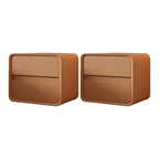 Scandinavian Wood Narrow Bedside Cabinet