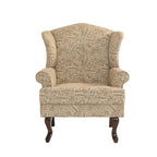 2 Set Traditional Wingback Accent Chairs Upholstered Armchair