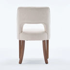 Set of 4 Fabric-upholstered Dining Chairs