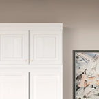 93.9H/74.2H Armoires Wardrobe Closet Cabinet Hanging Drawers Storage