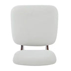 Set of 2 Modern Beige Lounge Chairs with Polyester Upholstery, Sturdy Wood Base, for Various Rooms