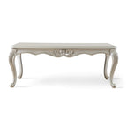 Clarissa Traditional Solid Wood Coffee Table with Carved Legs