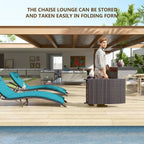 Kullavik 3-PiecesOutdoor Chaise Lounge Set