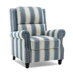 2 Set Modern Padded Seat Recliner Chair with PU Leather/Fabric