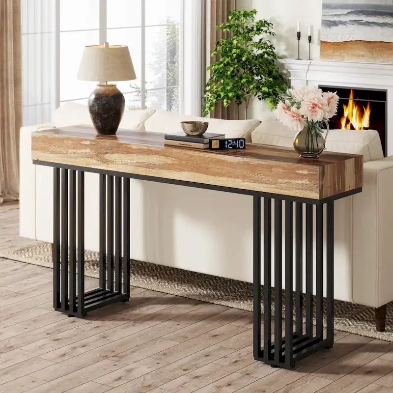 55-inch Console Sofa Hall Table for Entryway