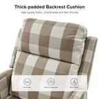 Diana Modern Polyester 360-degree Swivel Rocker Recliner by HULALA HOME