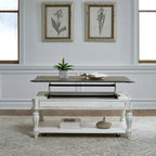 Magnolia Manor Antique White Lift Top Cocktail Table