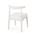 Cortina Fabric and Rubberwood Dining Chairs (Set of 2) by Christopher Knight Home