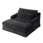 Polibi Extra-Deep Chenille Sofa Bed Chair