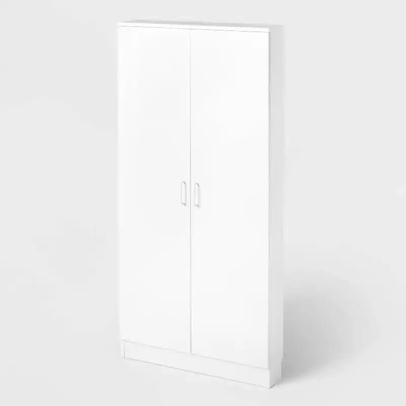 Wall Mounted Shallow Storage Cabinet White - Brightroom?