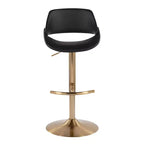 LumiSource Set of 2 Fabrico Adjustable Barstools PU