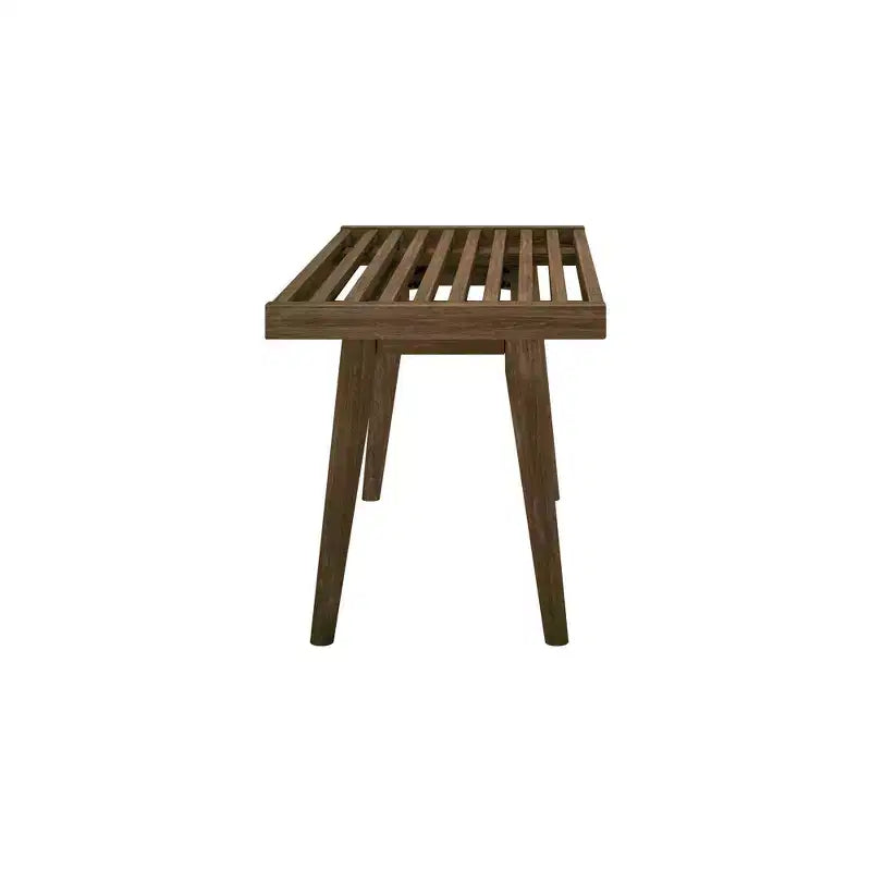 Plank+Beam Entryway Bench, Solid Wood End of Bed Bench for Bedroom, Hallway, Porch, 41.25