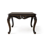 Clarissa Traditional Solid Wood Coffee Table with Carved Legs