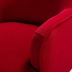 Odo Velvet Accent Comfy Living Room Arm Chair Upholstered Padded Seat Set of 2 | Karat Home