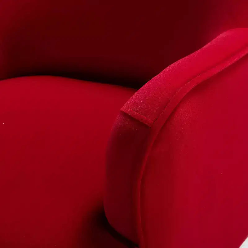 Odo Velvet Accent Comfy Living Room Arm Chair Upholstered Padded Seat Set of 2 | Karat Home