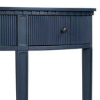 Console Table with 3 Drawers, Elegant Console Table, Sturdy Stable Entryway Sofa Table with Vertical Stripe Drawer Fronts