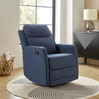 Diana Modern Polyester 360-degree Swivel Rocker Recliner by HULALA HOME